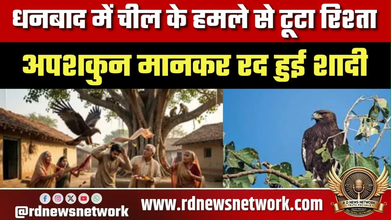 Dhanbad में चील के हमले से रद्द हुई शादी