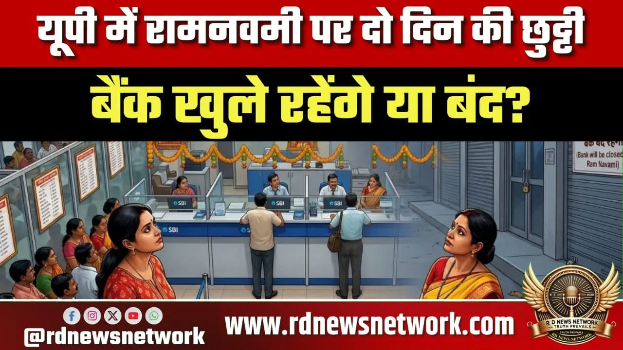 UP में राम नवमी छुट्टी, बैंक खुलेंगे या बंद