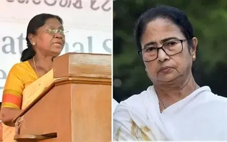 राष्ट्रपति कार्यक्रम में ममता की गैरहाजिरी पर सियासी विवाद